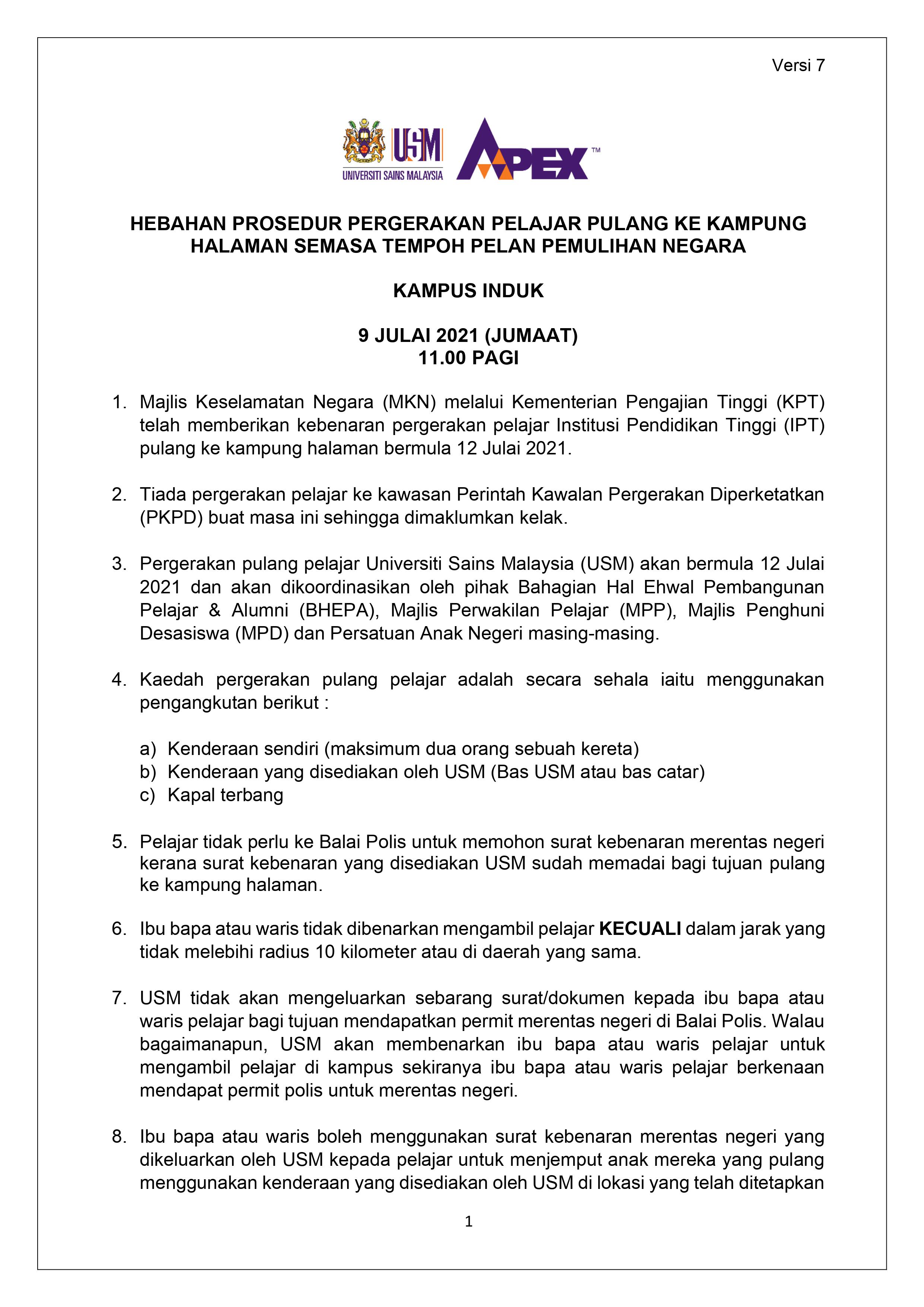 Surat Kebenaran Pelepasan Latihan Pusat